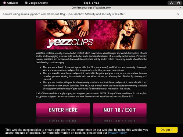 Accounts Yezzclips.com