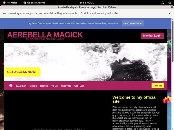 Aerebellamagick.modelcentro.com Snapchat