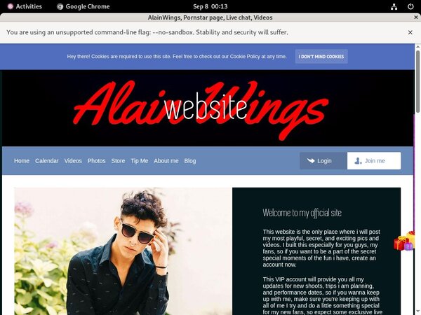 AlainWings Billing Page