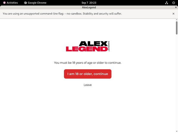 Alexlegend.com Limited Sale