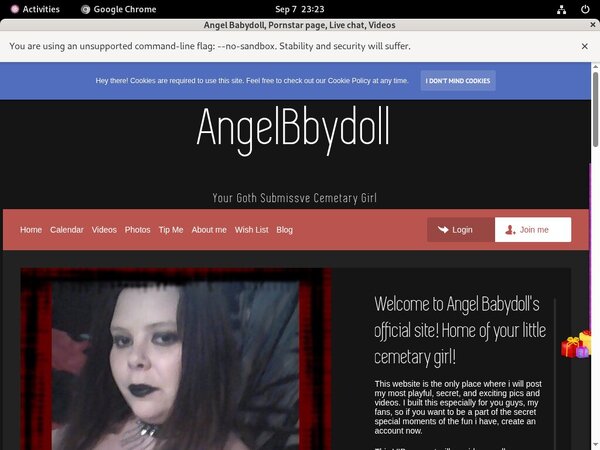 Angel Babydoll With ECheck