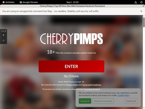 Cherry Pimps Membership Account
