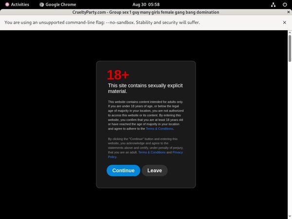 Cruelty Party Member Passwords