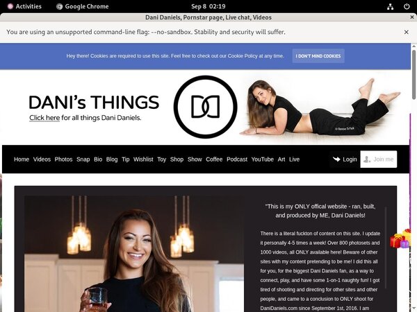 DaniDaniels Member Access