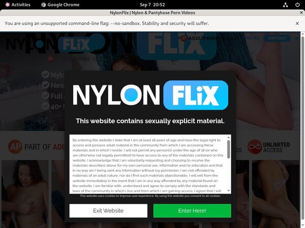 Discount Nylon Flix Membership