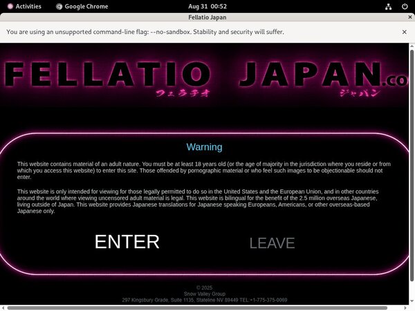 Fellatio Japan Trial Sign Up