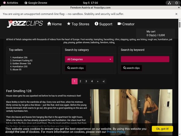 Femdom Austria Member Account
