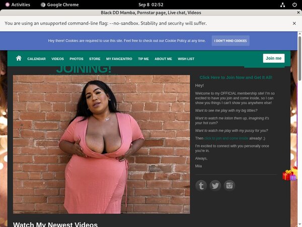 Free Black DD Mamba Discount Membership