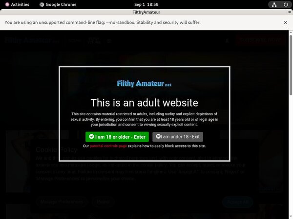 Free Filthyamateur.net Account Password