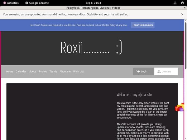 Free Foxxyroxii.modelcentro.com Discount Offer