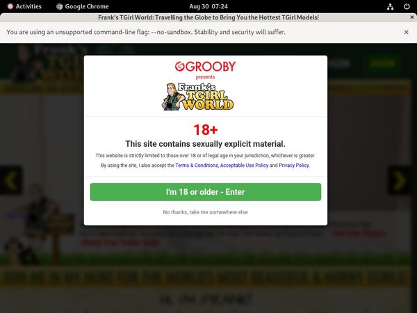 Free Franks T-Girl World Login Accounts