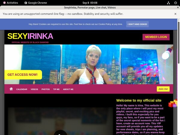 Free SexyIrinka Login Accounts