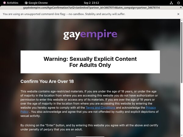 Gay Empire Unlimited Reduced Rate