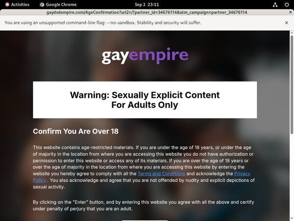 Gaydvdempire.com Password