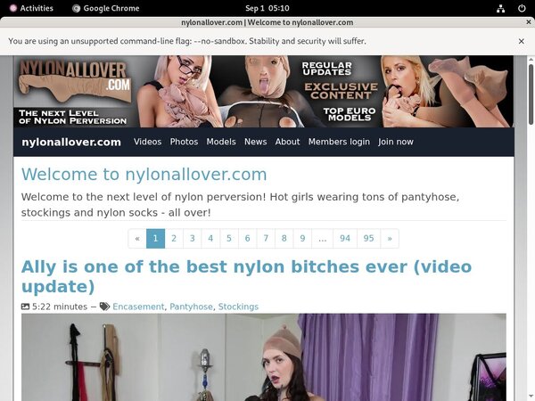 Get Nylon All Over Discount Deal