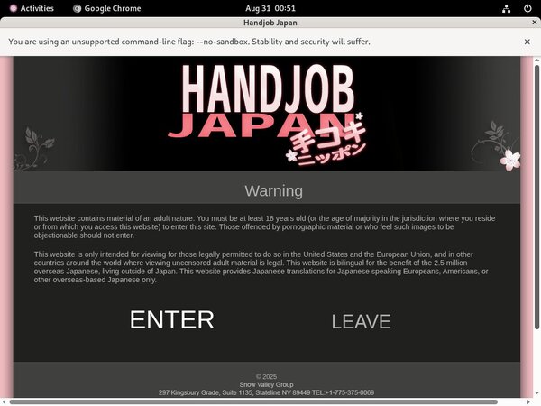 Handjob Japan Webbilling