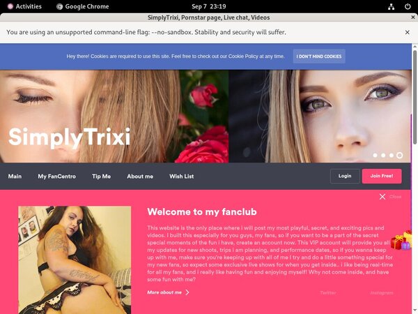 Harleybradmodelcentro.com Trial Membership Free
