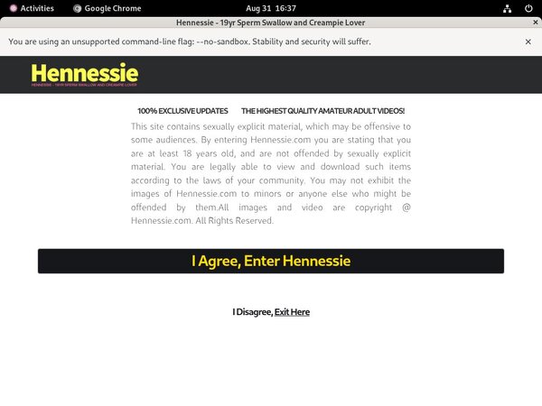 Hennessie Accounts For Free