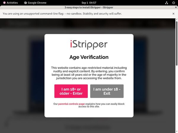 IStripper Login Codes
