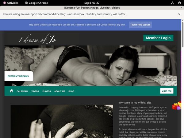 Idreamofjo.com Porn Pass