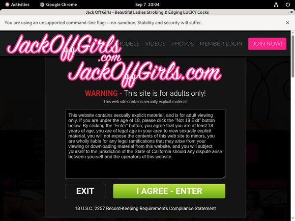 Jackoffgirls.com Centrobill