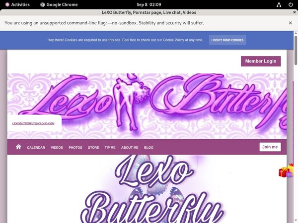 Lexobutterflyxxx.com Site Rip 2018