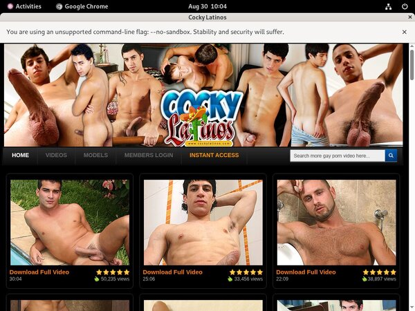 Limited Cocky Latinos Deal Limited Cocky Latinos Deal