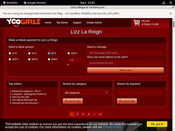 Lizz La Reign Xxx