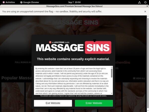 Massage Sins Special Deal Massage Sins Special Deal
