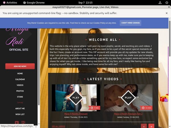 Mayaratixxx.com Premium Free Account