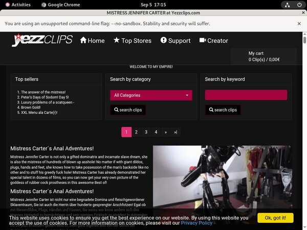 Mistress Jennifer Carter Cuckold