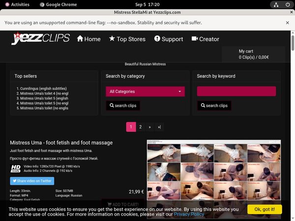 Mistress Stellami Men