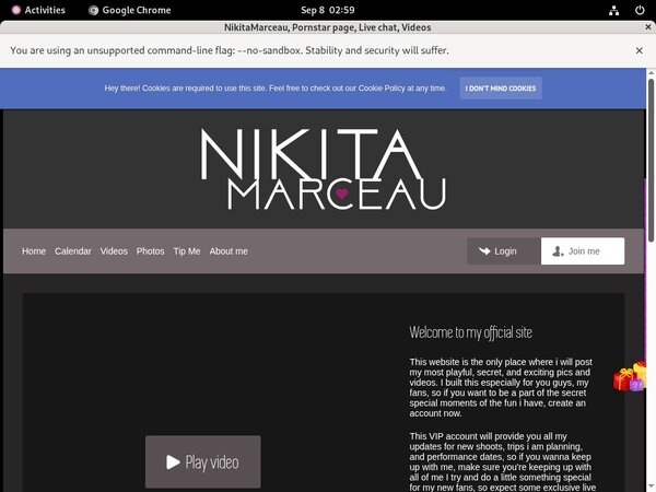 Nikitamarceau.modelcentro.com With SEPA