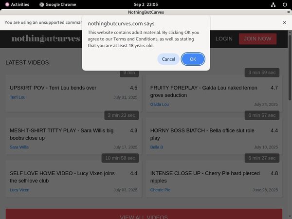 Nothingbutcurves.com Trial