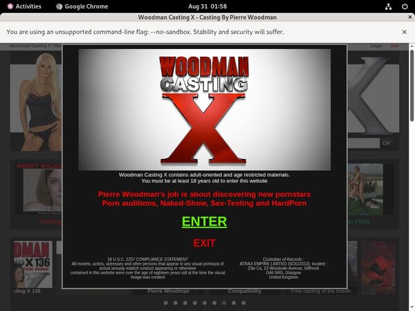 Premium Account For Woodmancastingx