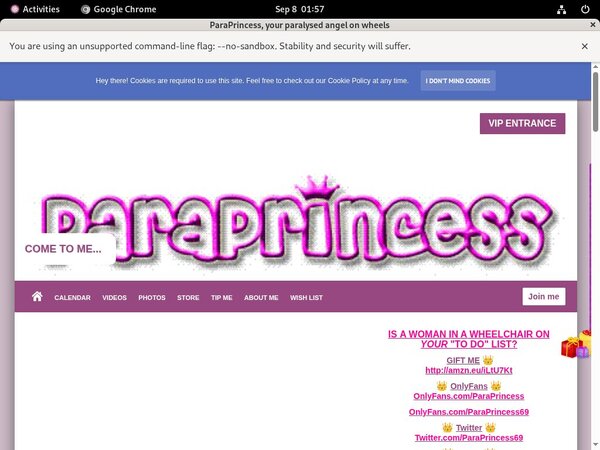 Premium Accounts Free Paraprincess.com