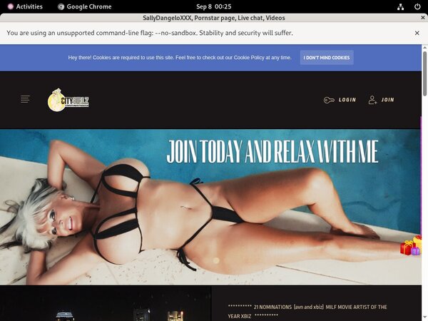 Sallydangeloxxx.com Hack Login