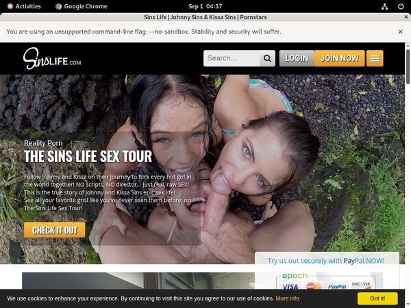 Sins Life Membership Account