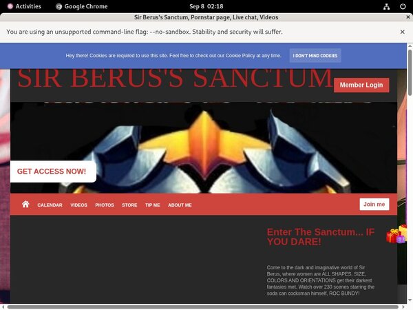 Sir Berus's Sanctum Accounts