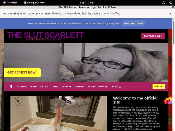 The Slut Scarlett 3 Day Trial