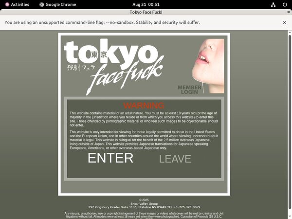 Tokyofacefuck.com Account Share