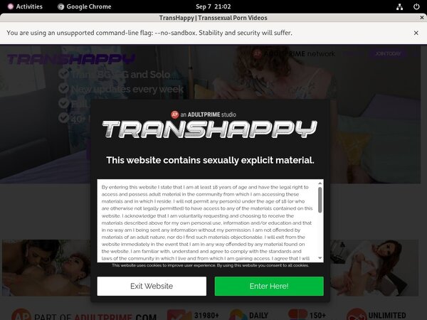 Transhappy.com Yearly Membership