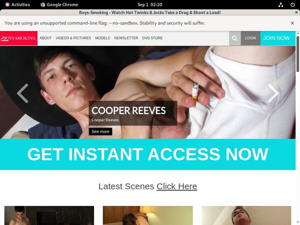 Try Boyssmoking Free