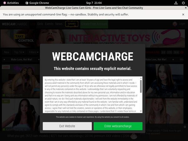 Webcam Charge Com Discount Trial