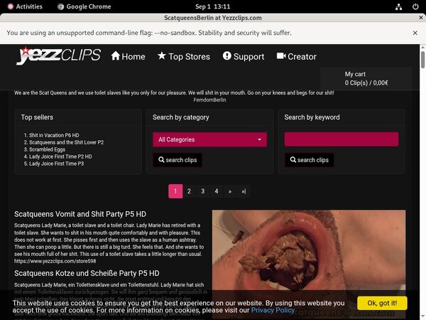 Berlin Queens Scat Login Password