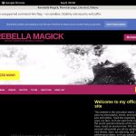 Aerebellamagick.modelcentro.com Snapchat