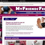 My Friends Feet Sign Up Page